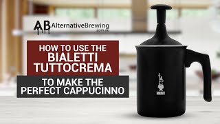 How to Use the Bialetti Tuttocrema Milk Frother [upl. by Ttennaj]