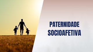 Paternidade socioafetiva [upl. by Sherwynd780]