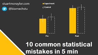 Ten Statistical Mistakes in 5 Min [upl. by Eimor640]