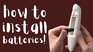 How To Install Batteries On The Milk BOSS Milk Frother By Zulay Kitchen [upl. by Gerianne]